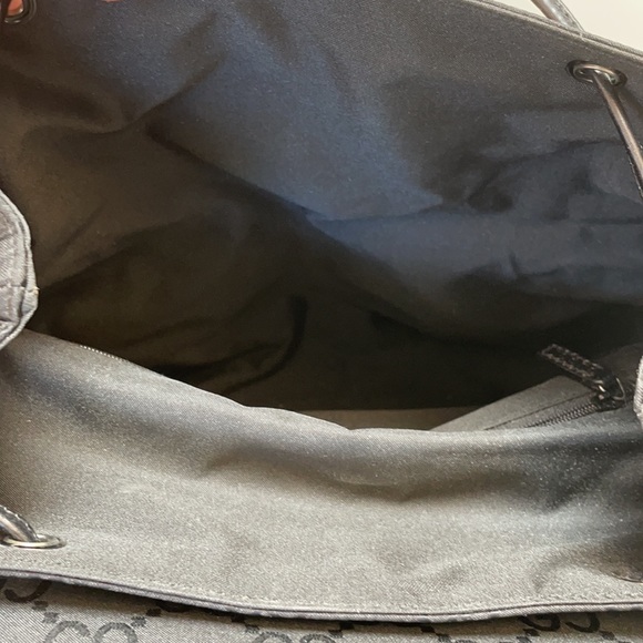 GUCCI NWOT Monogram Drawstring Backpack - Picture 9 of 12